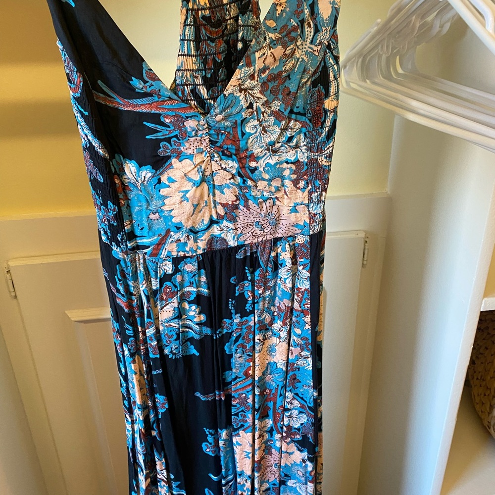Free People Maxi dress with side slits